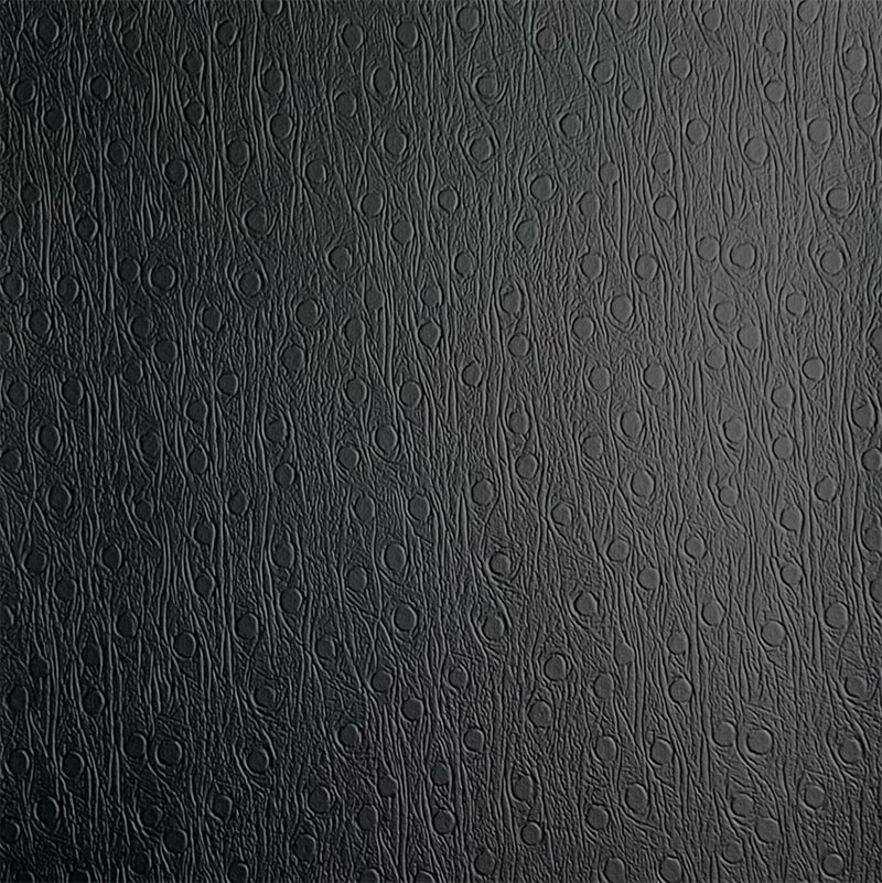 靴用の黒いPVCレザー