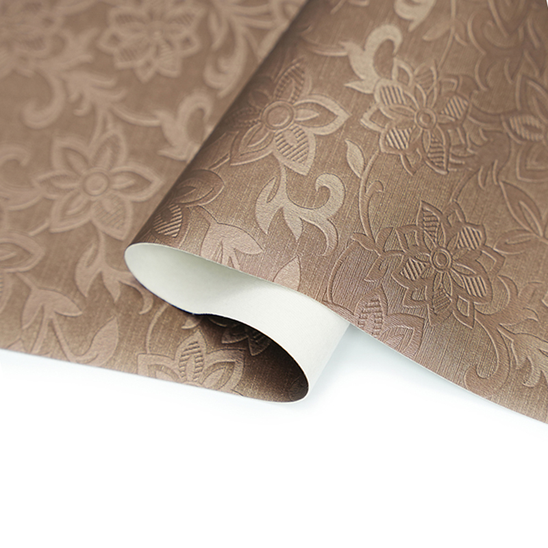 装飾用のフラワーデザイン合成革