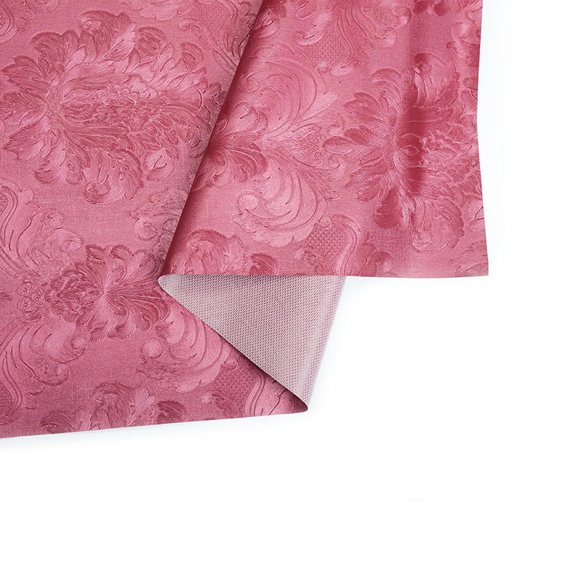 フラワーパターン室内装飾品PVCレザー